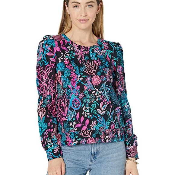 NEW. LILLY PULITZER JANSEN SWEATSHIRT